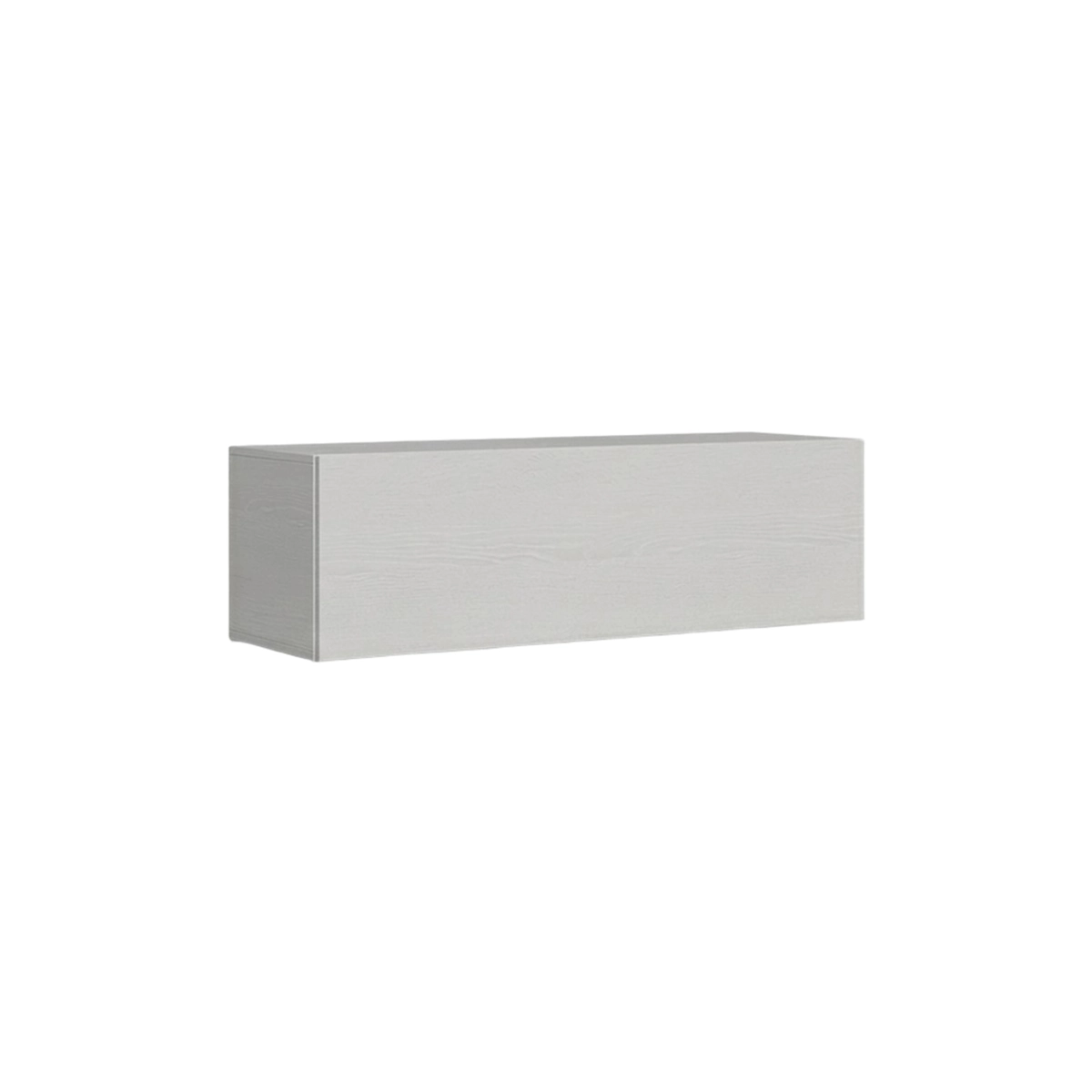 Modern Floating TV Wall Unit Living Room White and Walnut A01 Itamoby — 3