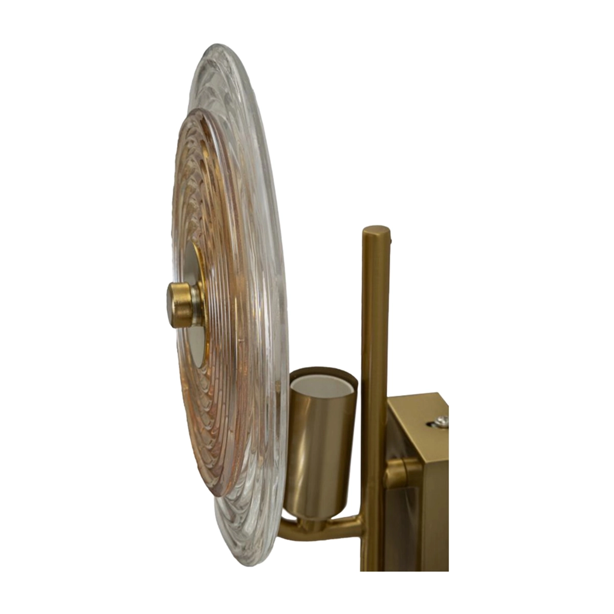 Venice 2-Light Iron and Glass Wall Sconce — 6