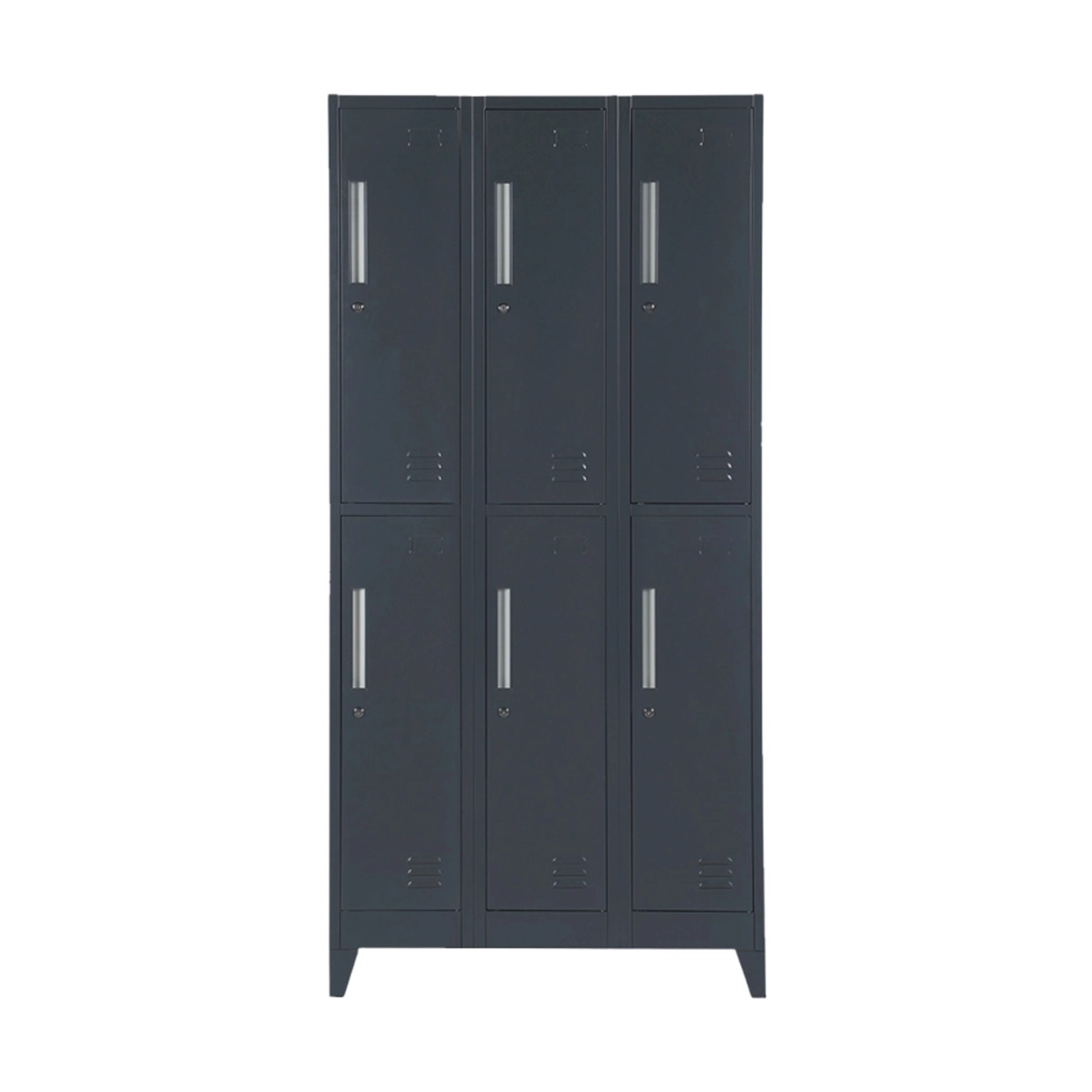 Metal Locker Cabinet 6 Compartments 90x45 H180 Etna Office24 — 5