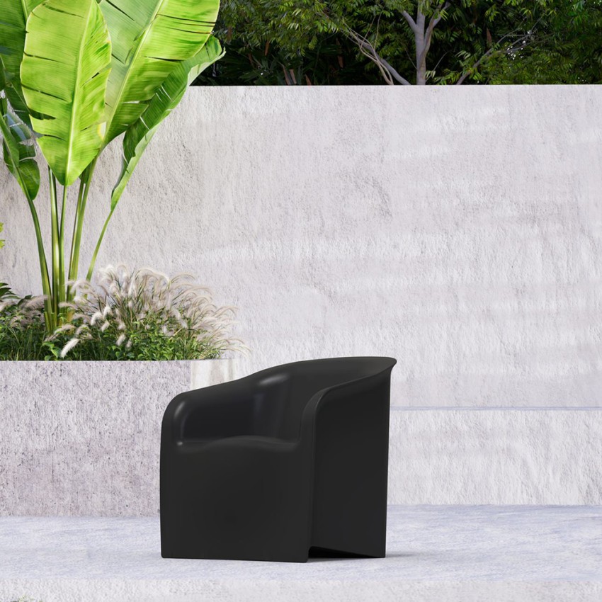 Lady Polyethylene Outdoor Armchair for Garden and Patio Arkema Design — 1