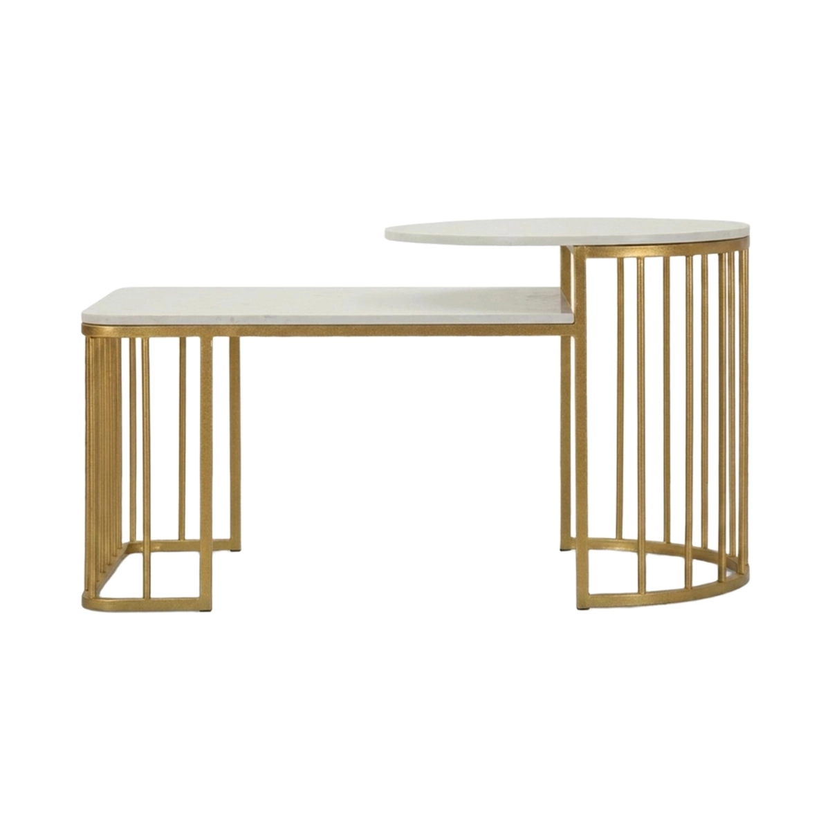 Ankara coffee table in Ferro with marble effect — 5