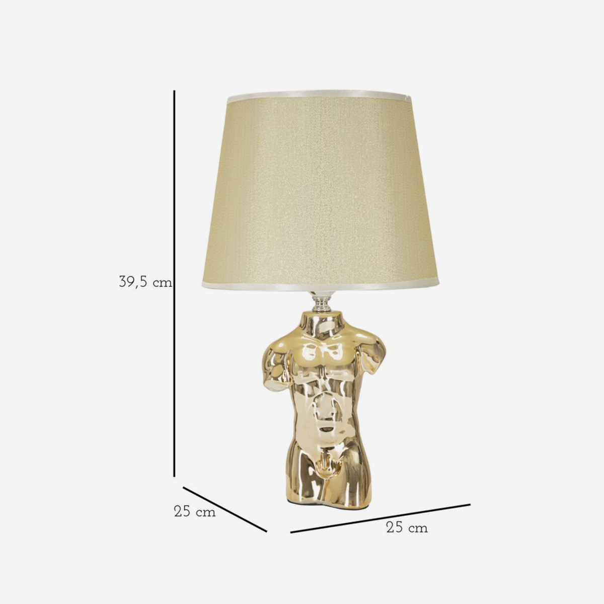 Glam Man Table Lamp in Ceramica by Mauro Ferretti — 3