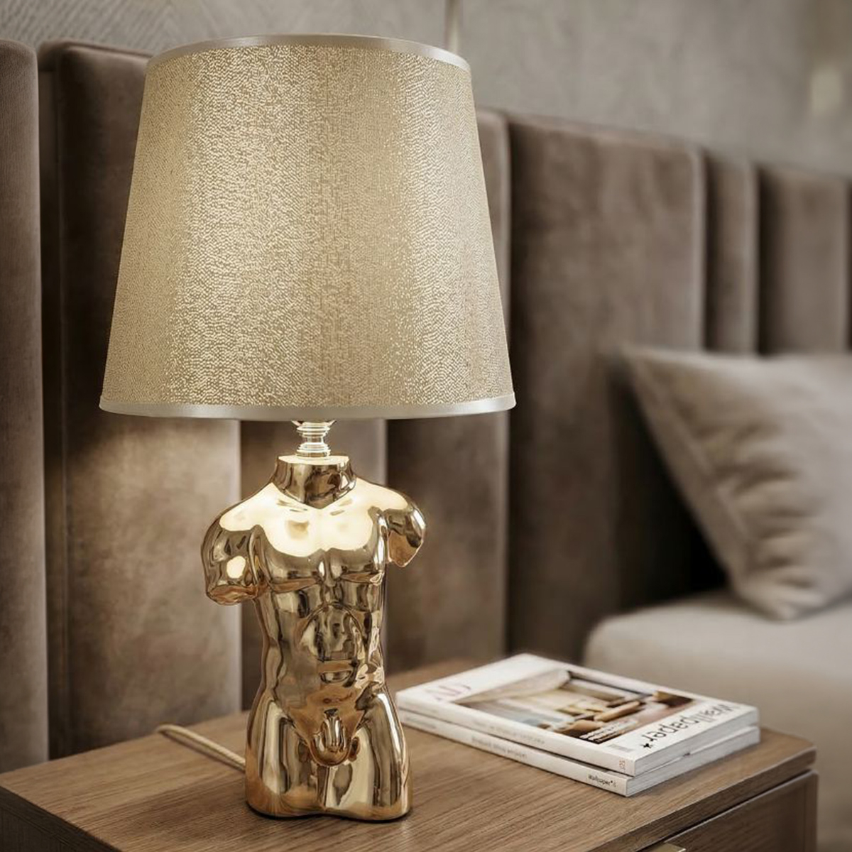 Glam Man Table Lamp in Ceramica by Mauro Ferretti — 2