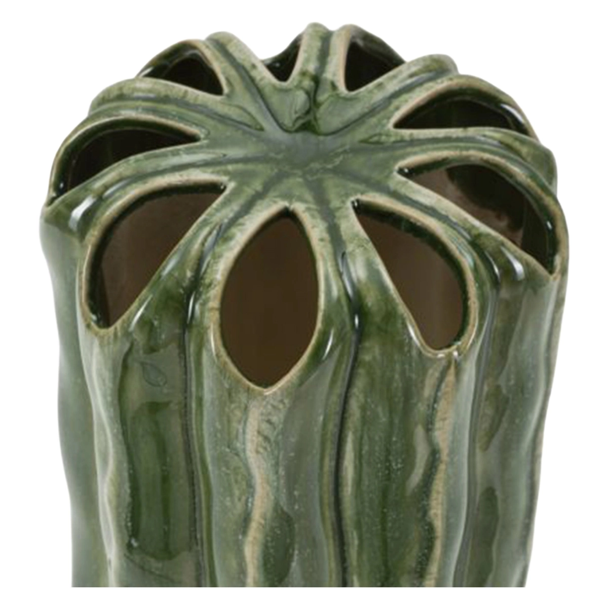 Cactus Tall 31 modern ceramic decorative table vase — 5