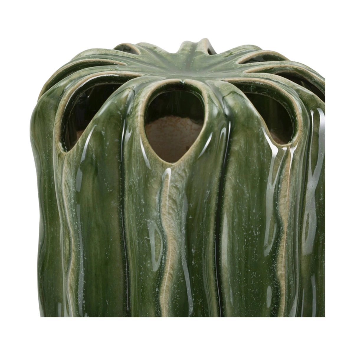 Cactus Tall 31 modern ceramic decorative table vase — 4