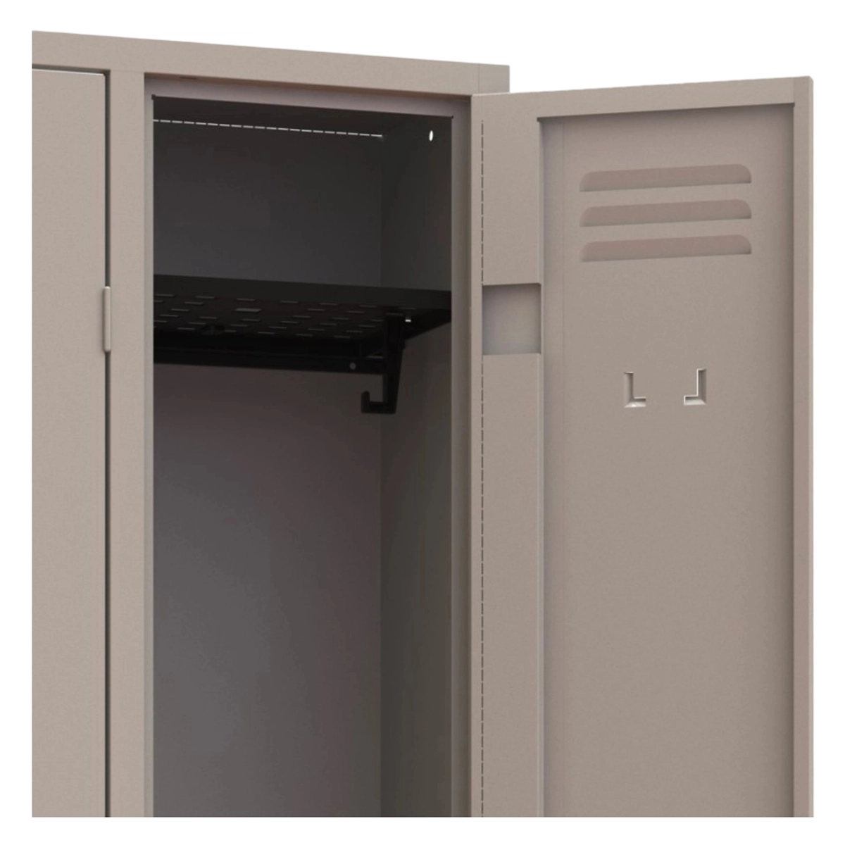 Stylo 2-Door Metal Changing Room Locker Monobloc — 3