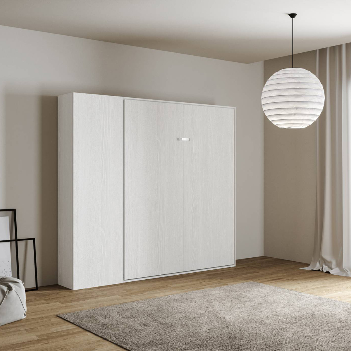 Foldaway French Double Bed with Storage Column 140x190 Kentaro Itamoby — 3
