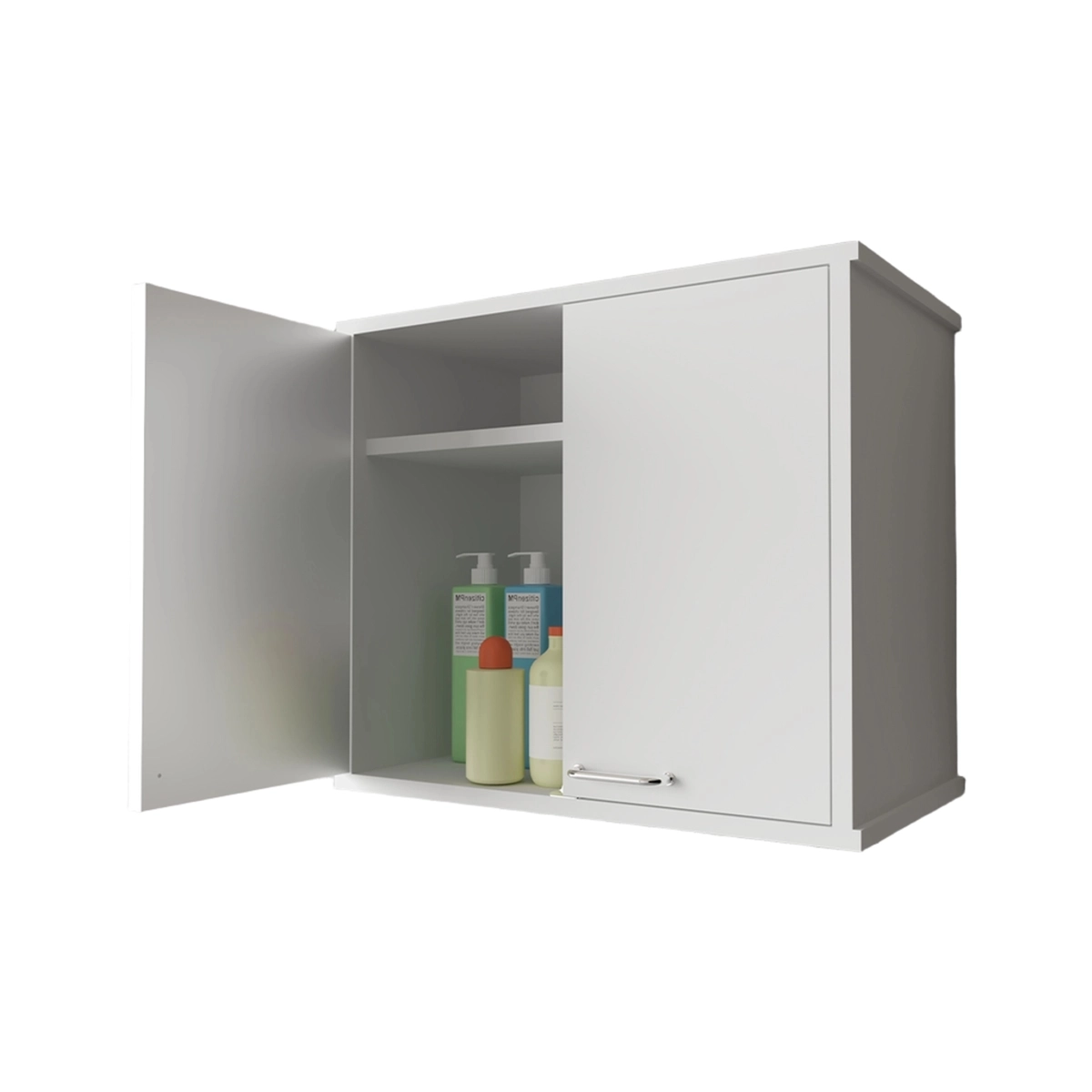 Wall-Mounted Bathroom & Laundry Cabinet with 2 Doors Negrari FH960K — 3