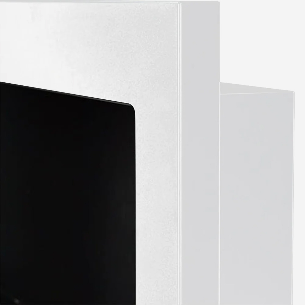 Wall-mounted and recessed stainless steel bioethanol fireplace Lucca — 5