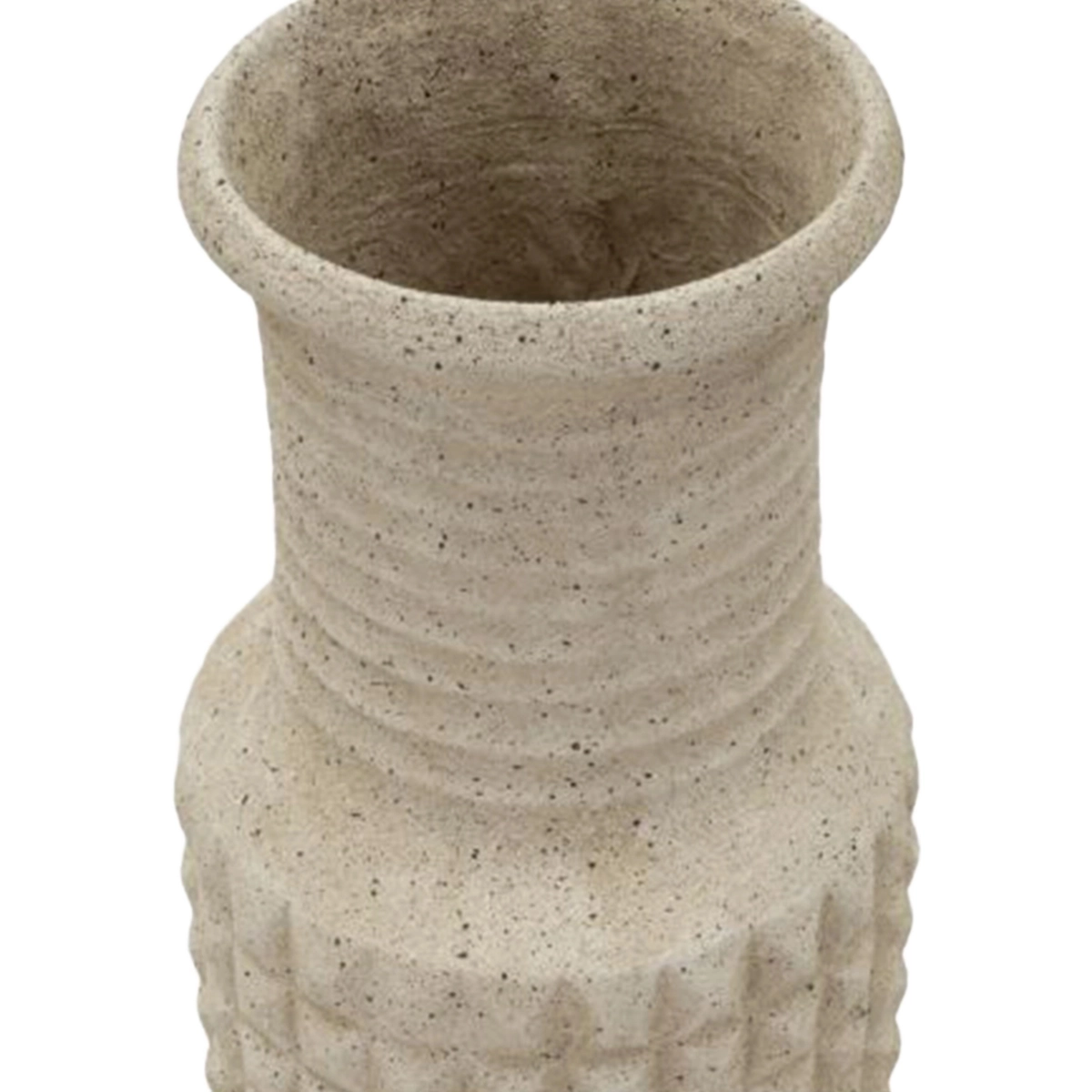 Tall Outdoor Polyresin Planter Sand 110 — 4