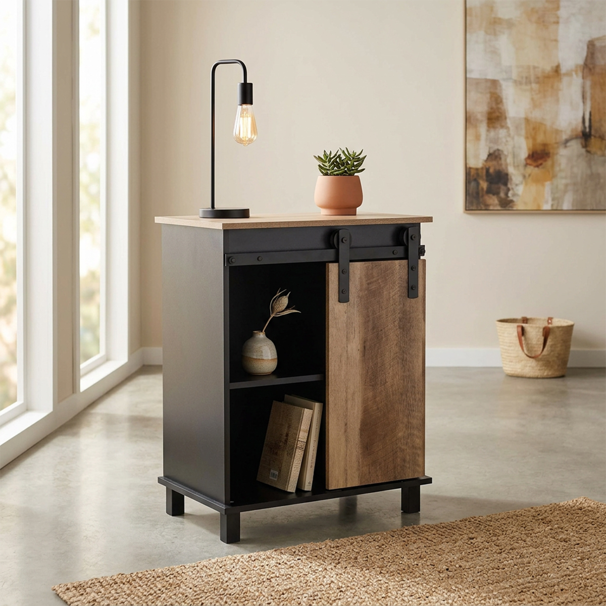 Industrial Living Room and Office Sideboard Cabinet Xavier — 4