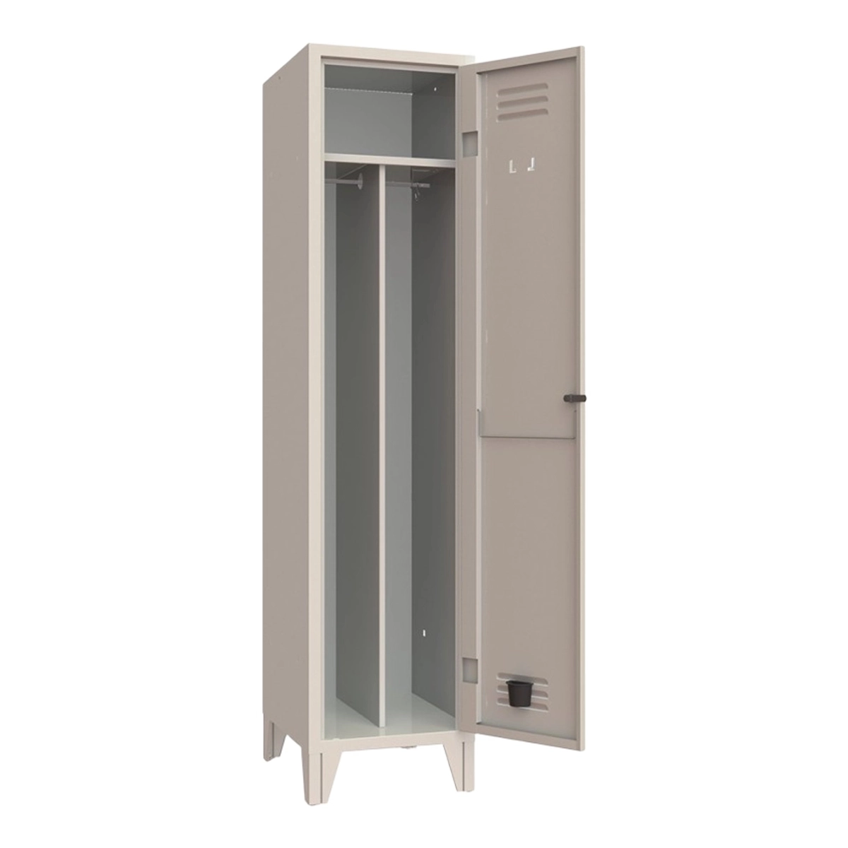 Metal Locker 1 Door Clean Dirty Compartment Fade Armet — 3