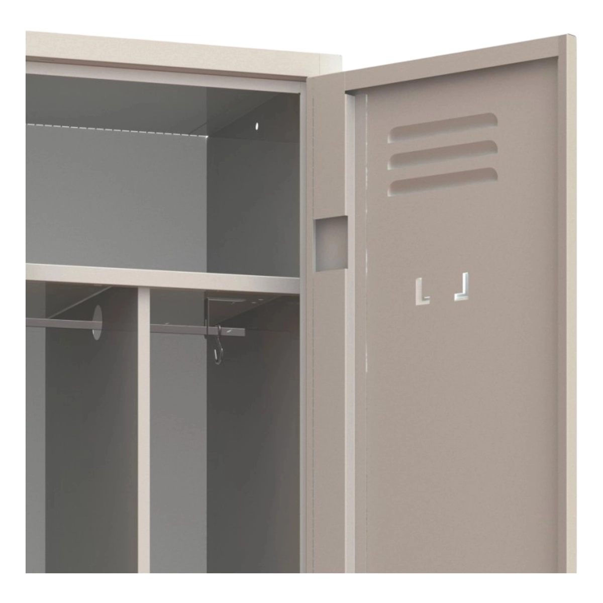 Metal Locker 1 Door Clean Dirty Compartment Fade Armet — 4