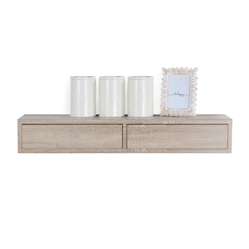 Wall-Mounted Shelf with 2 Drawers Modern Design Domino DOM-600 — 6