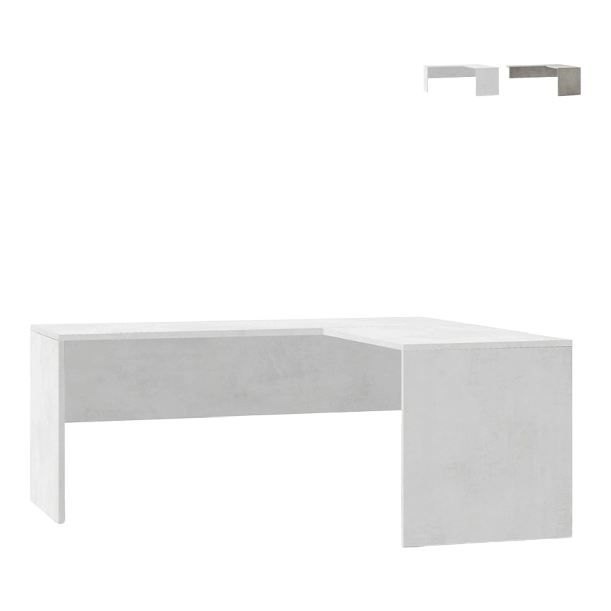 Modern Right Corner Office Desk Simply Extra DX — 1