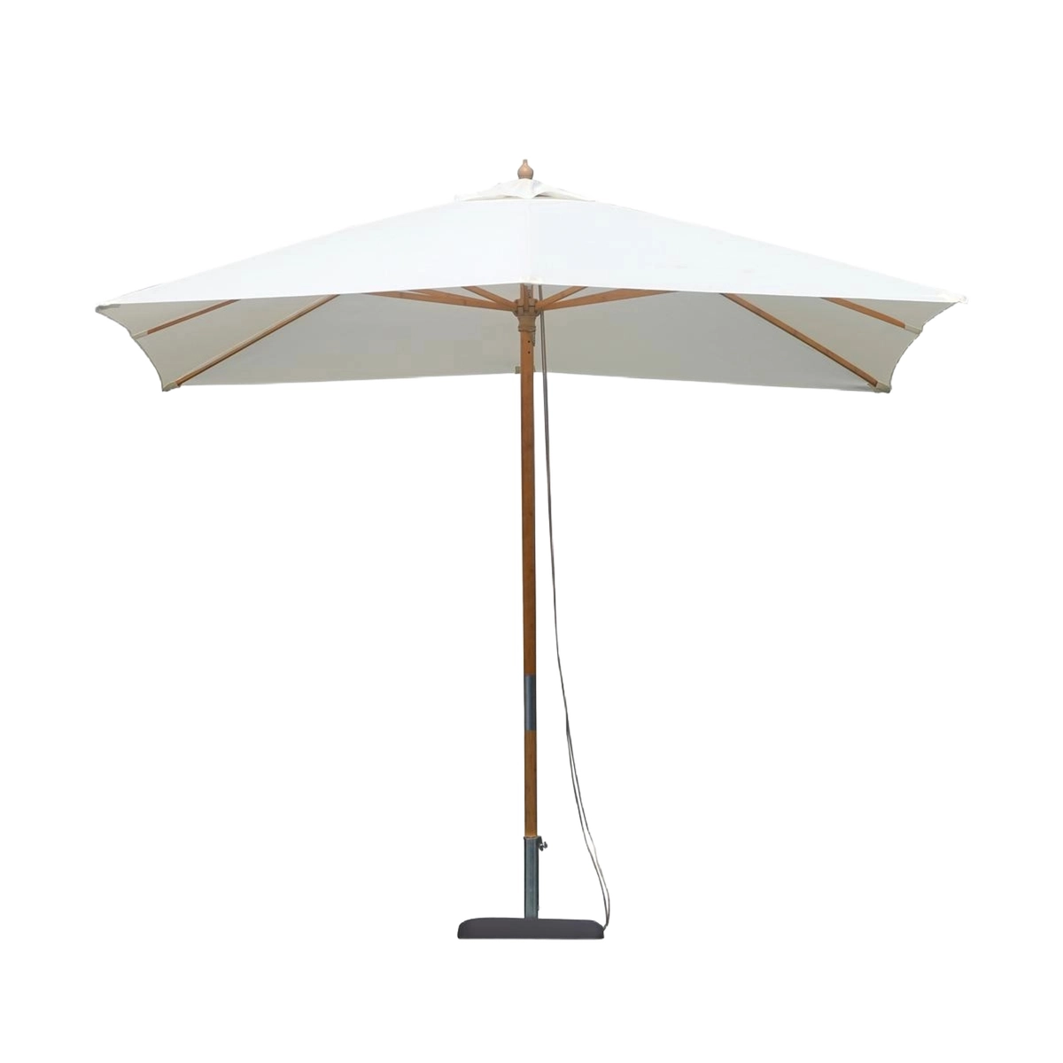 Khumat 3x3m Bamboo Centre Pole Windproof Garden Parasol — 1