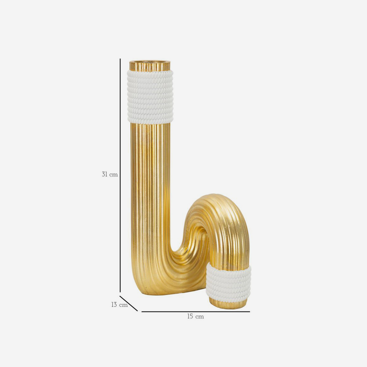 Indoor decorative polyresin vase Bann Big 30 — 3