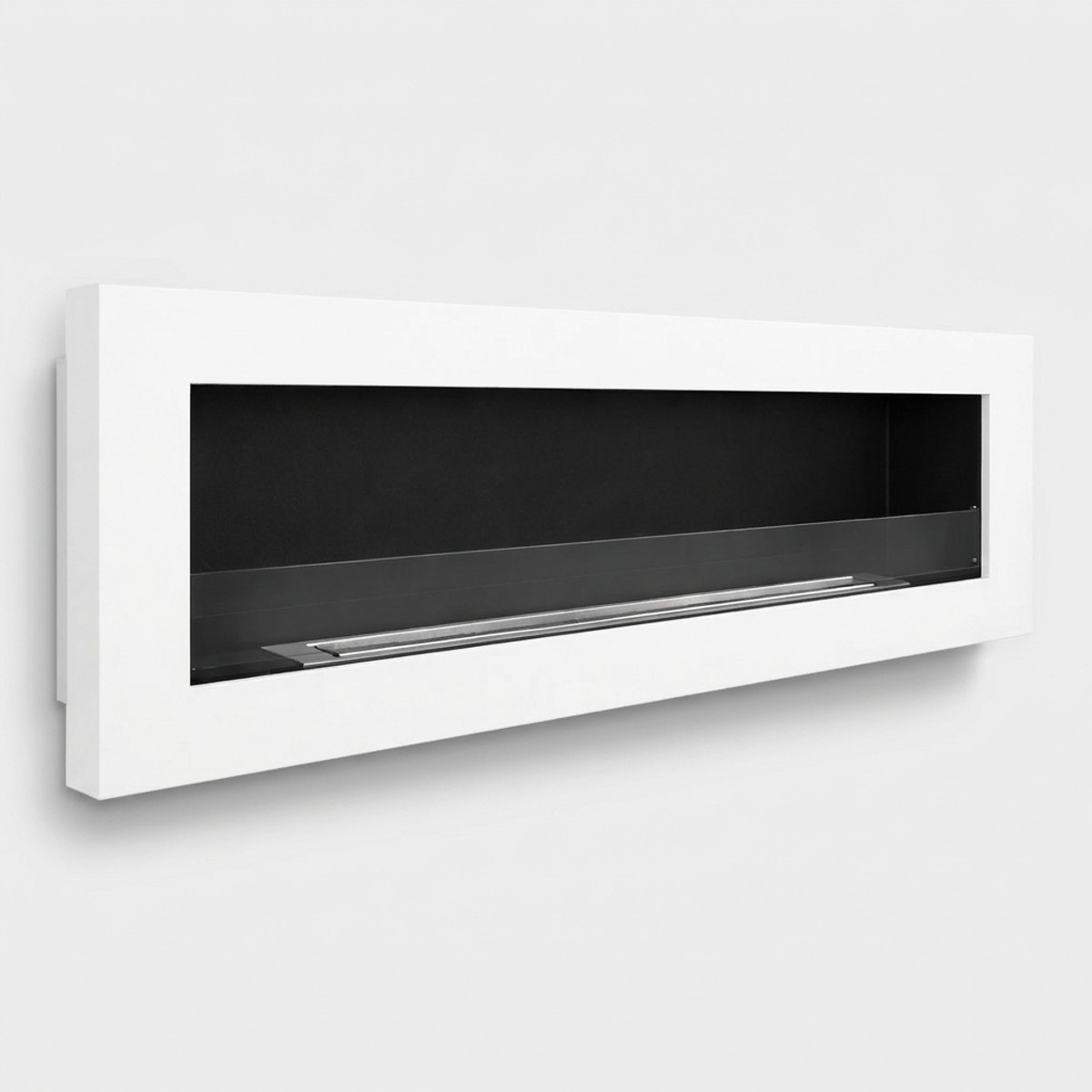 Wall mounted and recessed bioethanol fireplace Livorno 120 — 4