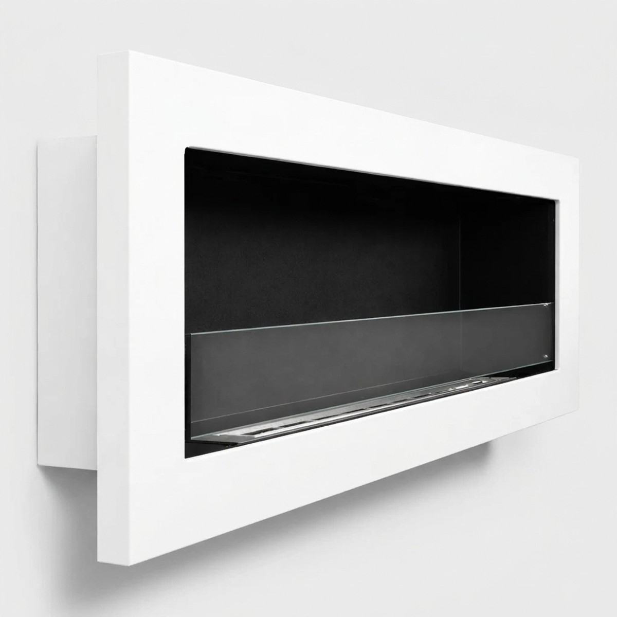 Wall mounted and recessed bioethanol fireplace Livorno 120 — 5