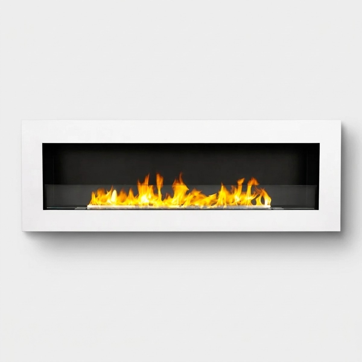 Wall mounted and recessed bioethanol fireplace Livorno 120 — 1