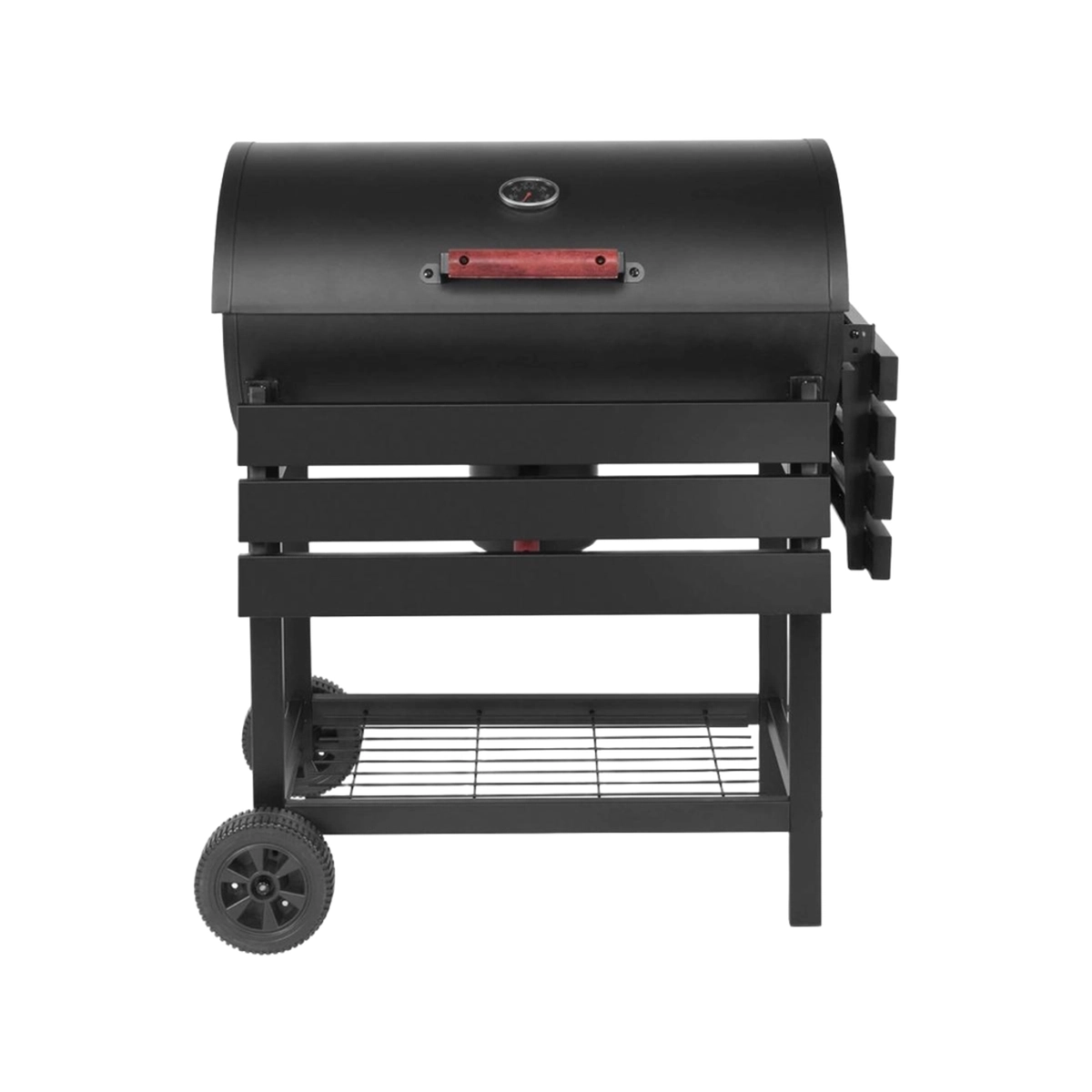 Tennessee Charcoal BBQ in Steel with Lid Wheels and 2 Grates — 2