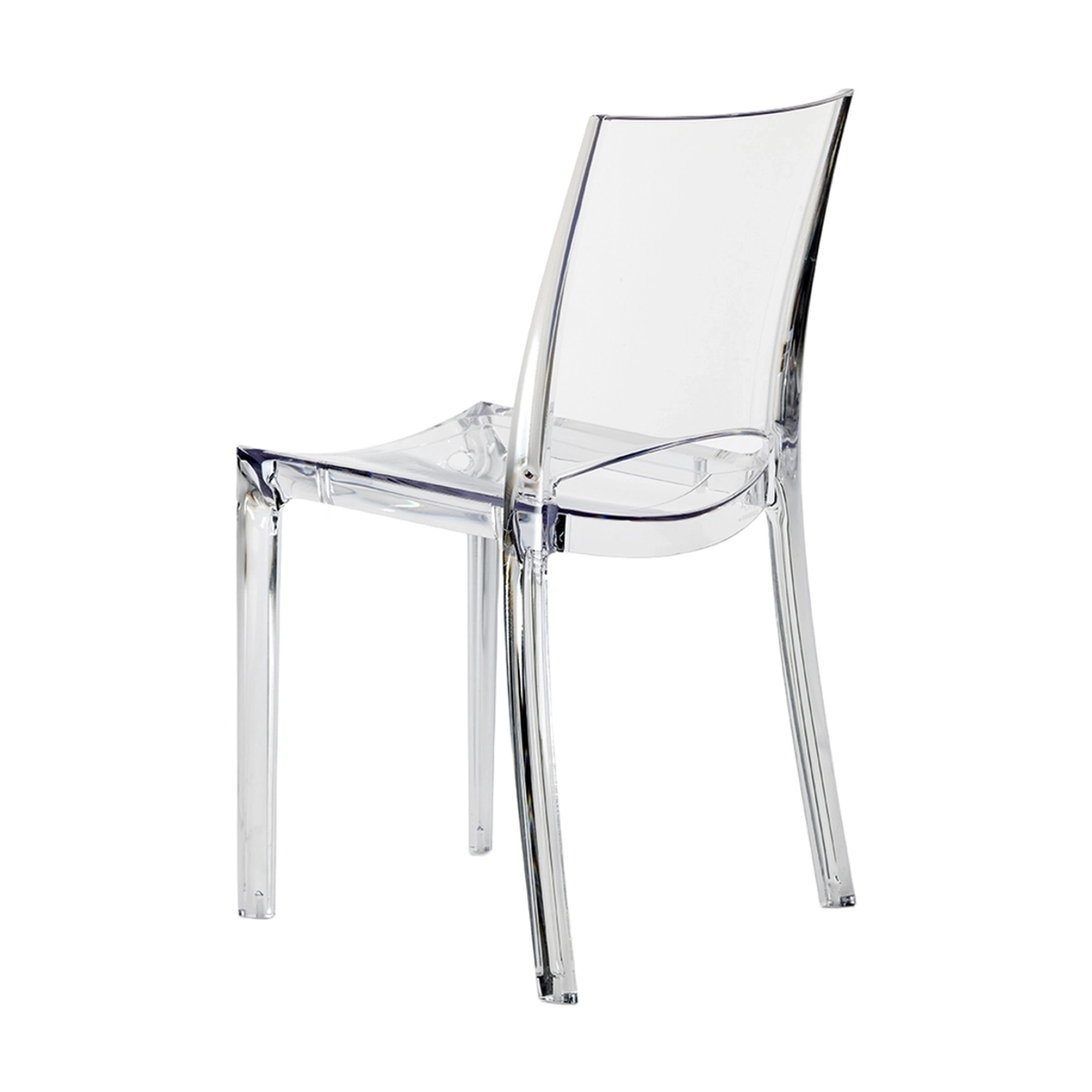 Transparent Stackable Chair for Kitchen Bar Grand Soleil B-Side — 3