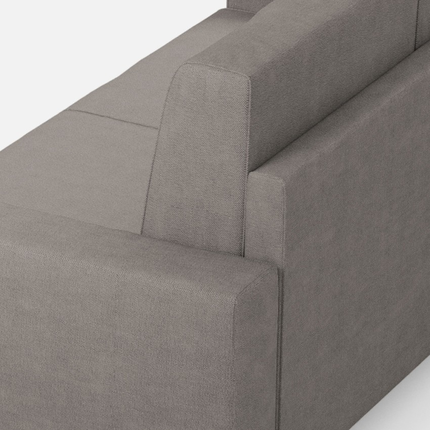 Modern 6-Seater Fabric Corner Sofa 286x246 cm Sakar — 5