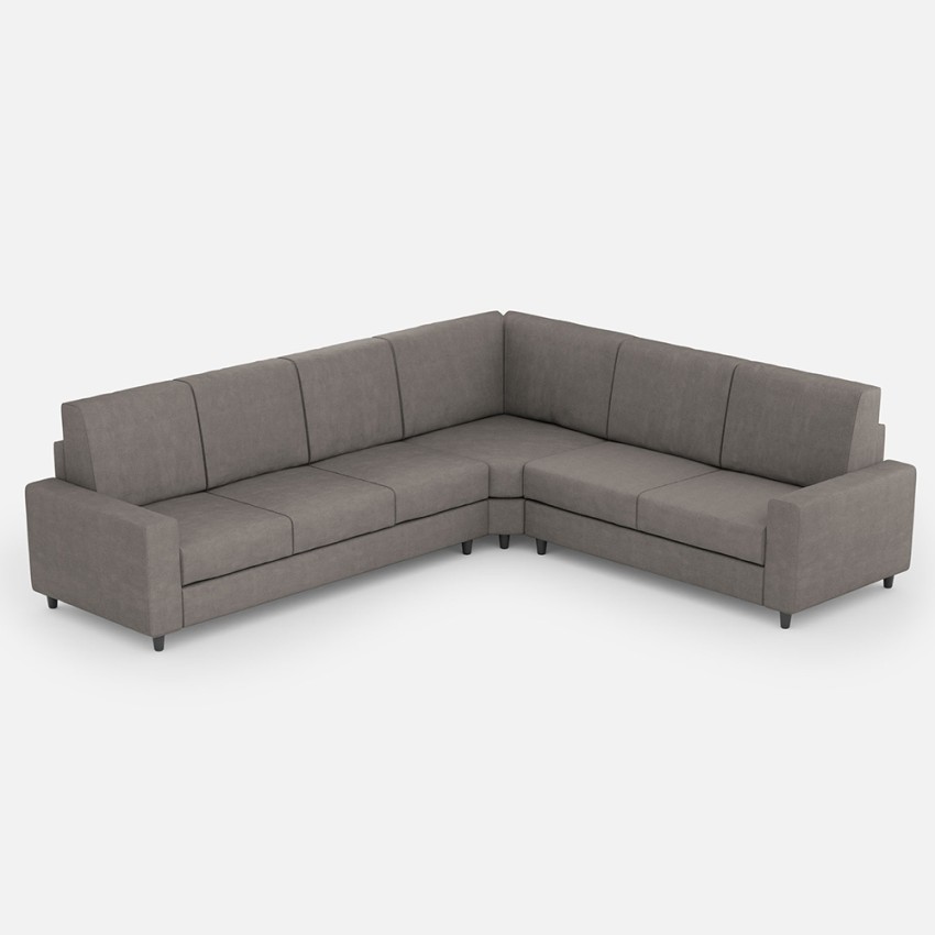 Modern 6-Seater Fabric Corner Sofa 286x246 cm Sakar — 3