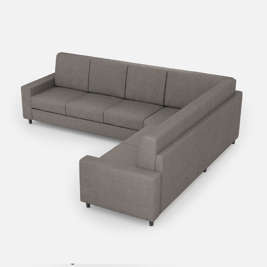 Modern 6-Seater Fabric Corner Sofa 286x246 cm Sakar — 4
