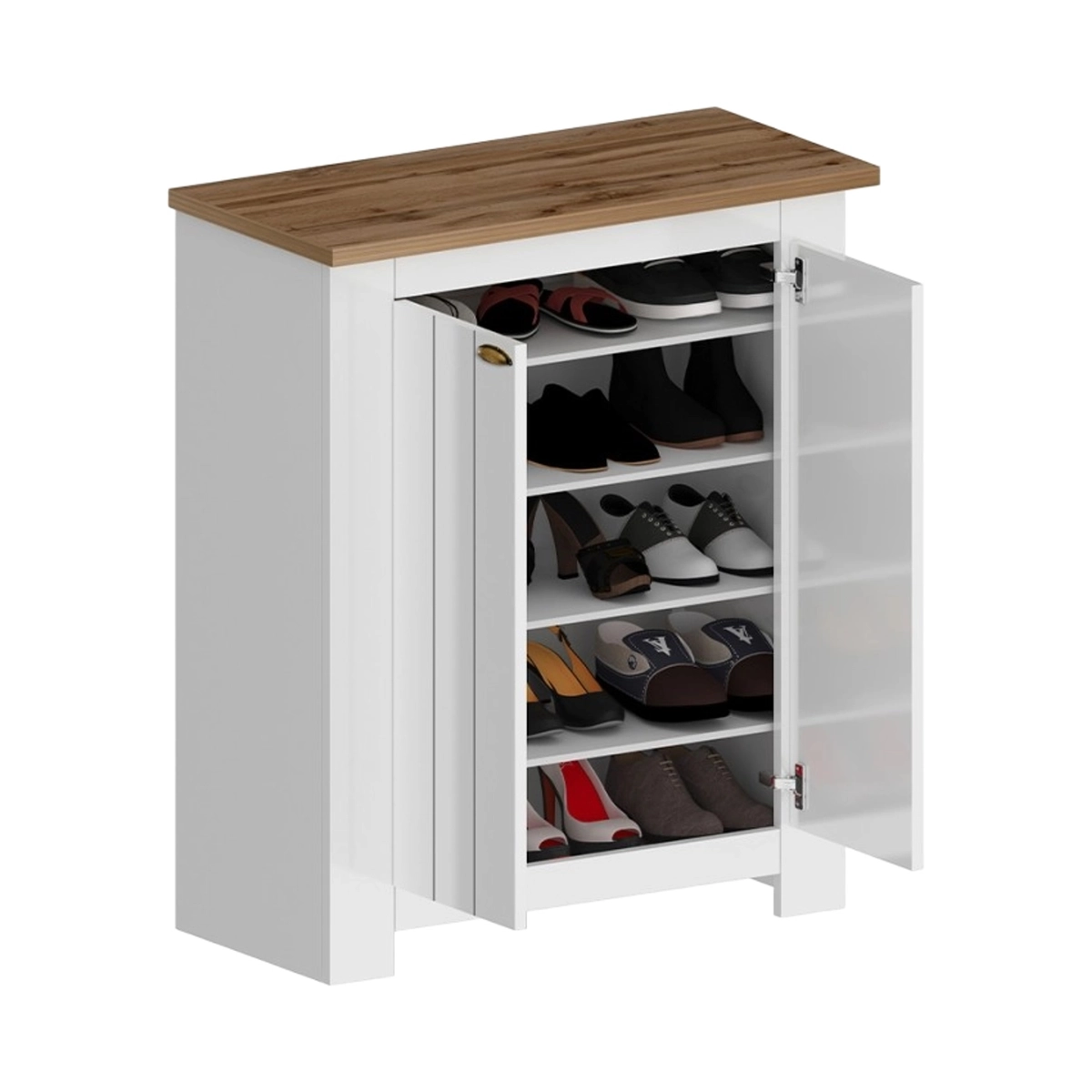 Shoe cabinet 2 doors hallway Livera Web Furniture wood — 5