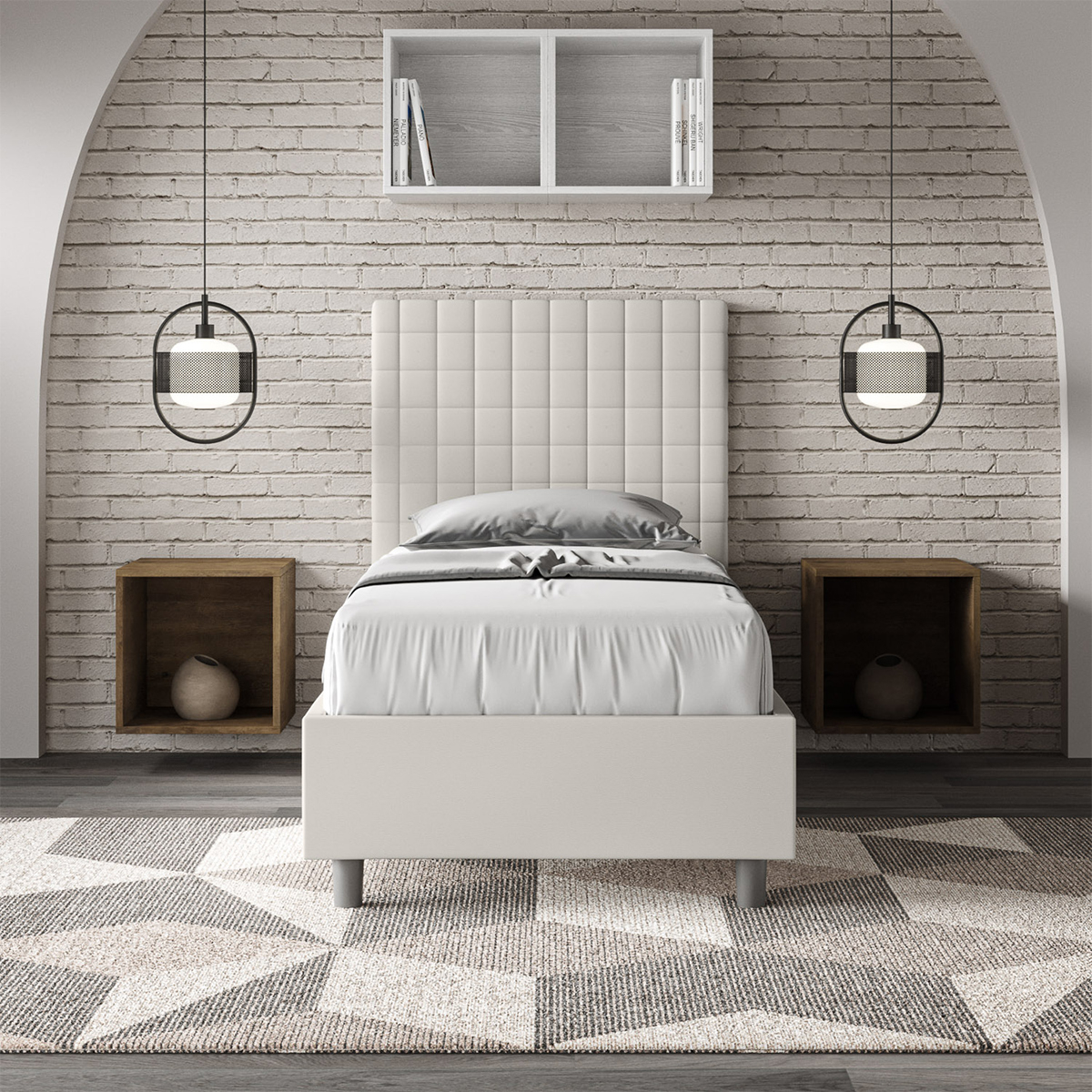 Single Storage Bed 90x200 Modern Kids Bedroom Sunny S1 — 4