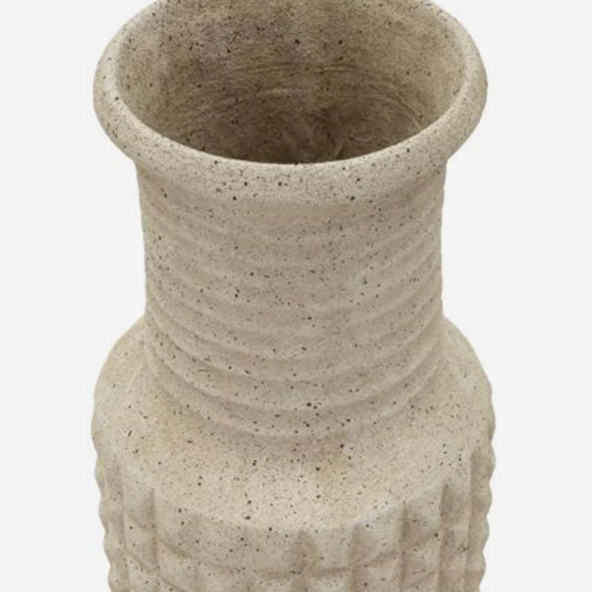 Tall Outdoor Planter in Polyresin Sand 97 Stone Effect — 3