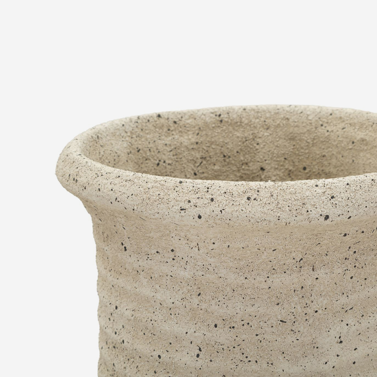 Tall Outdoor Planter in Polyresin Sand 97 Stone Effect — 4
