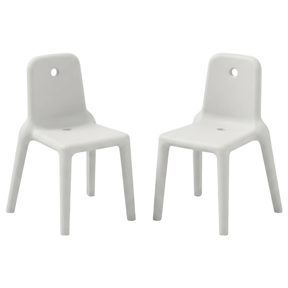 LYXO Mellow Set of 2 Modern Indoor and Outdoor Polyethylene Chairs — 1