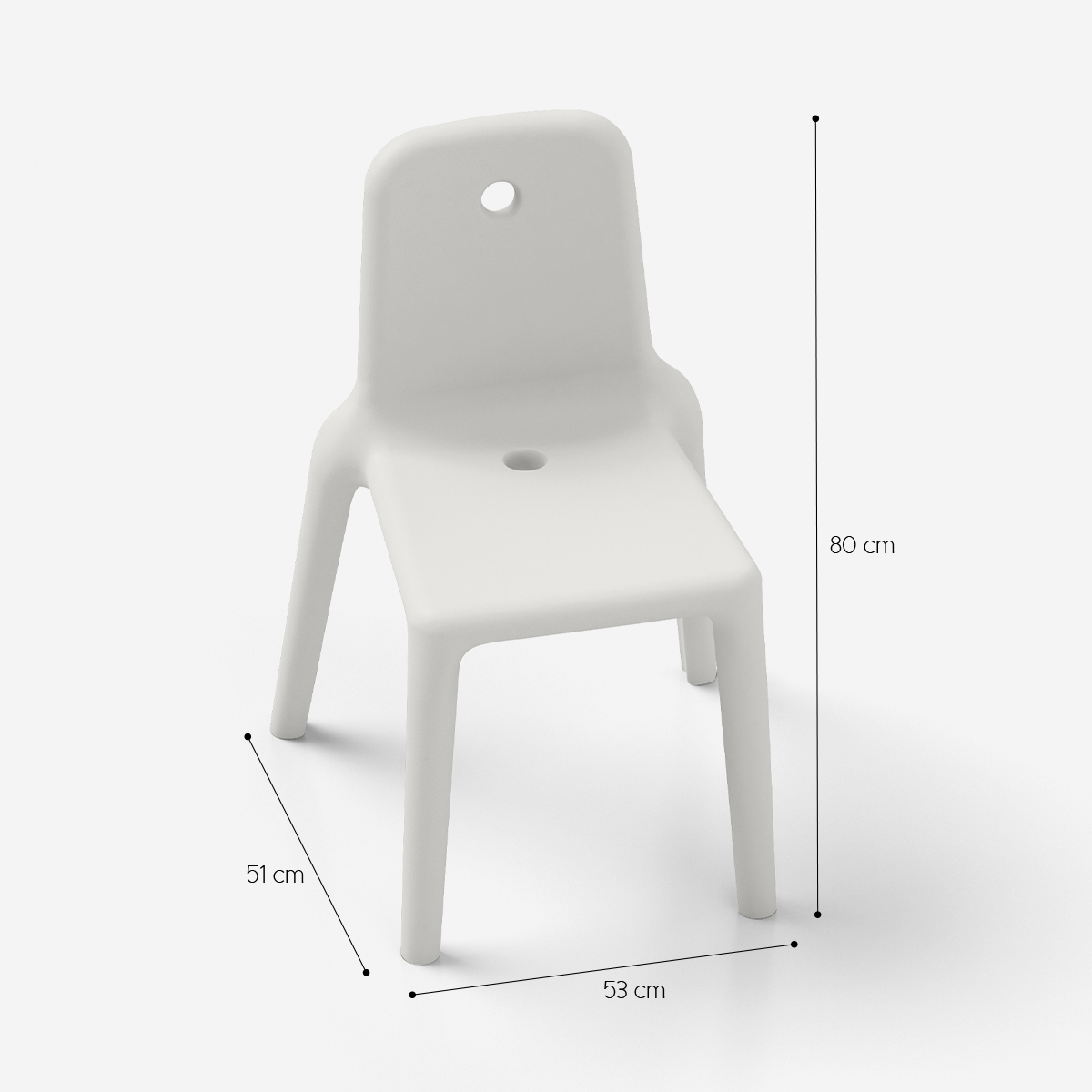 LYXO Mellow Set of 2 Modern Indoor and Outdoor Polyethylene Chairs — 5