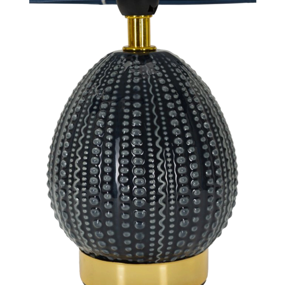 Flavi Ceramic and Fabric Bedside Table Lamp — 3