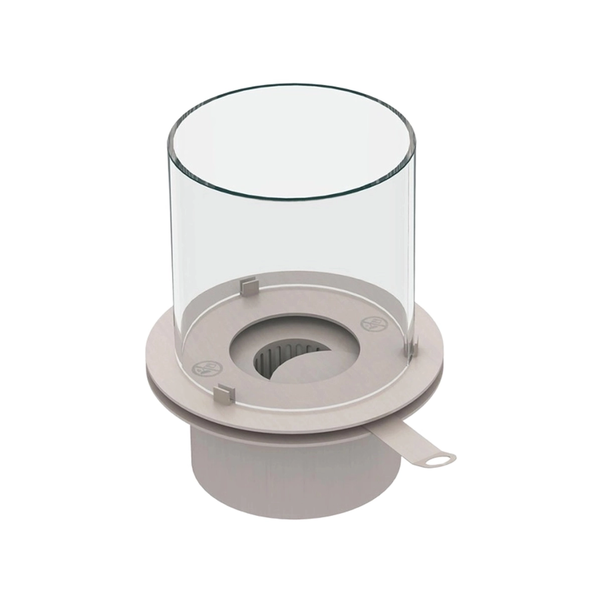 Freestanding Bioethanol Fireplace in Recyclable Resin Ø 40 x 54 cm — 7