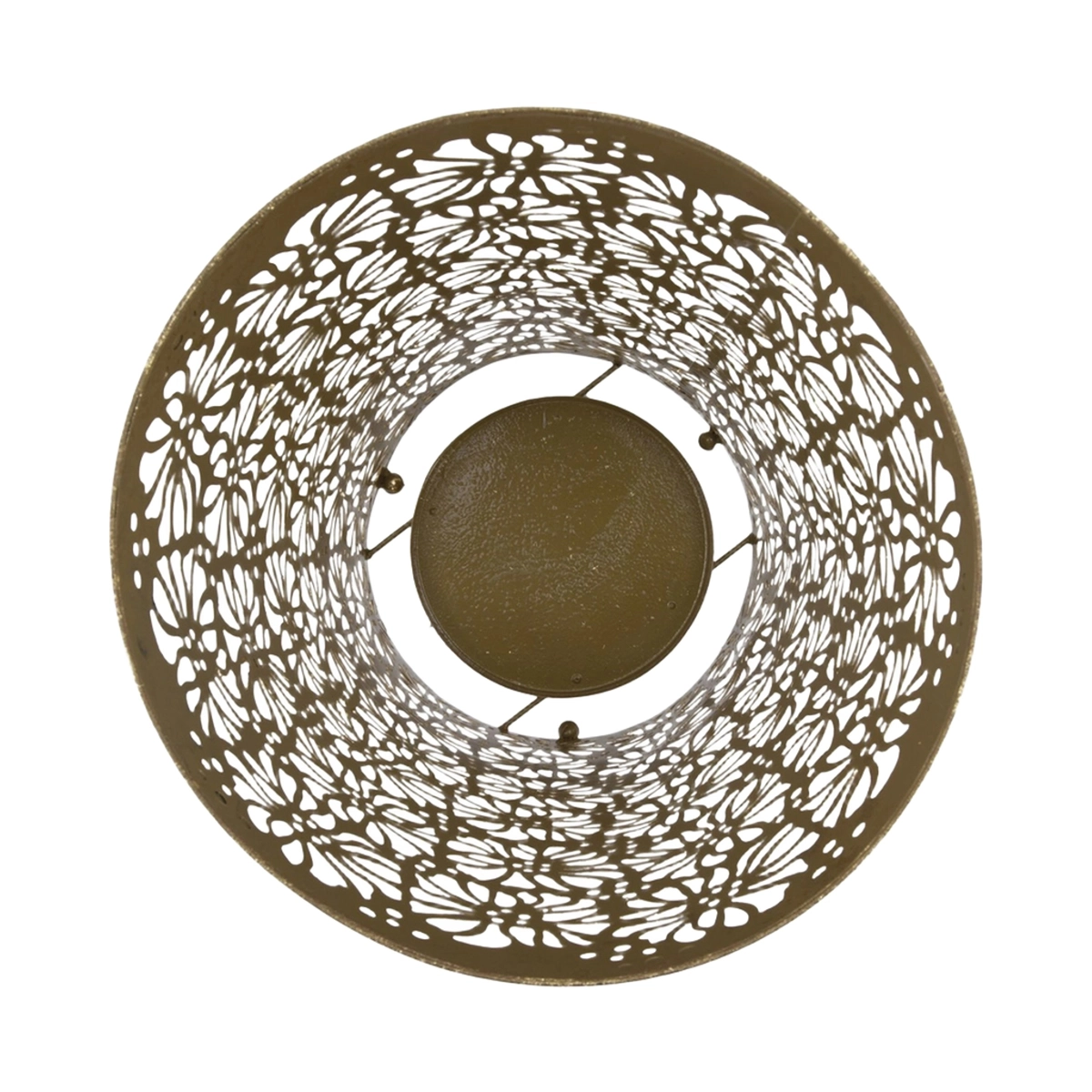Fiori Glam Round Perforated Metallo Umbrella Stand Mauro Ferretti — 3