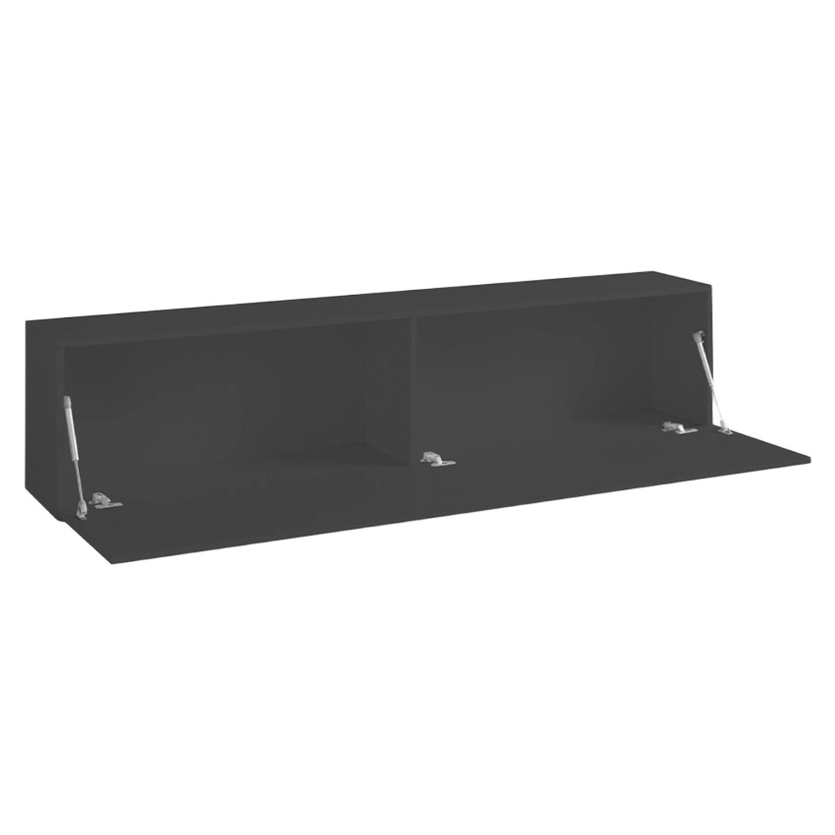 Modern living room TV unit 180cm 1 drop-down door 2 compartments Note Low — 4