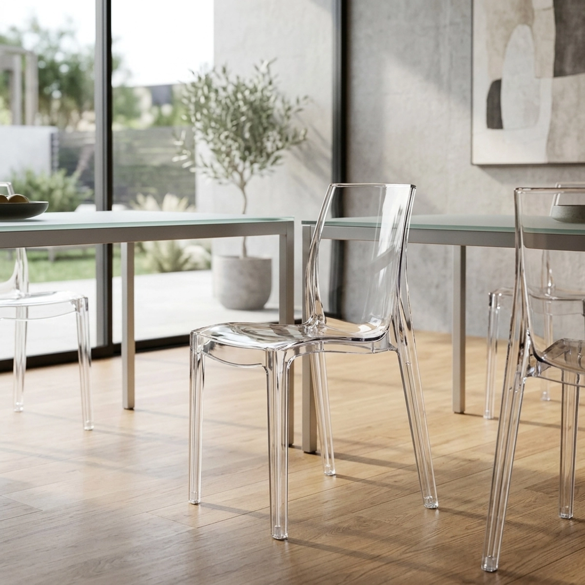Grand Soleil Femme Fatale Transparent Polycarbonate Chair — 2