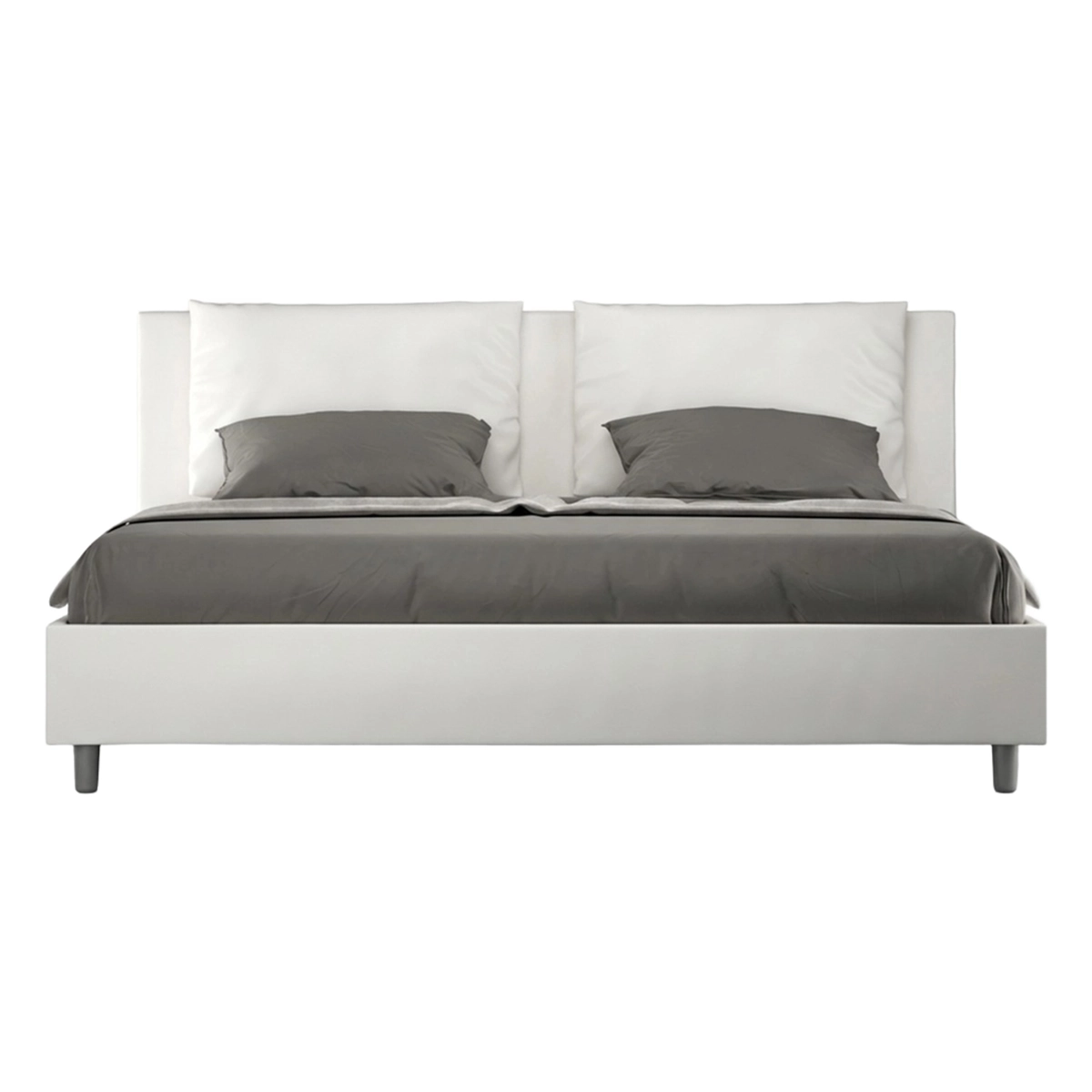 King size storage double bed 180x200 upholstered Antea K — 1