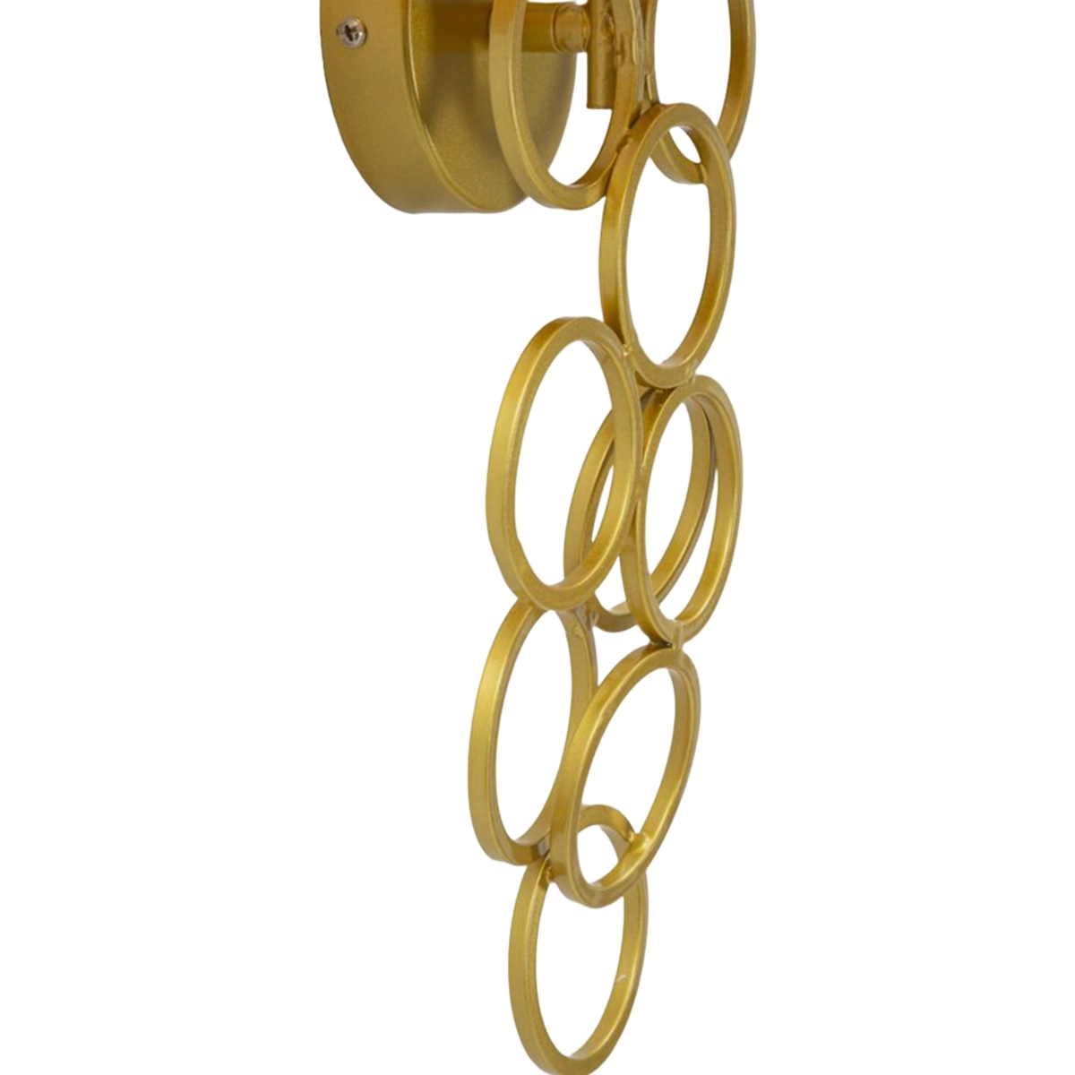 Rich Wall Lamp in Iron with Fabric Lampshade — 6