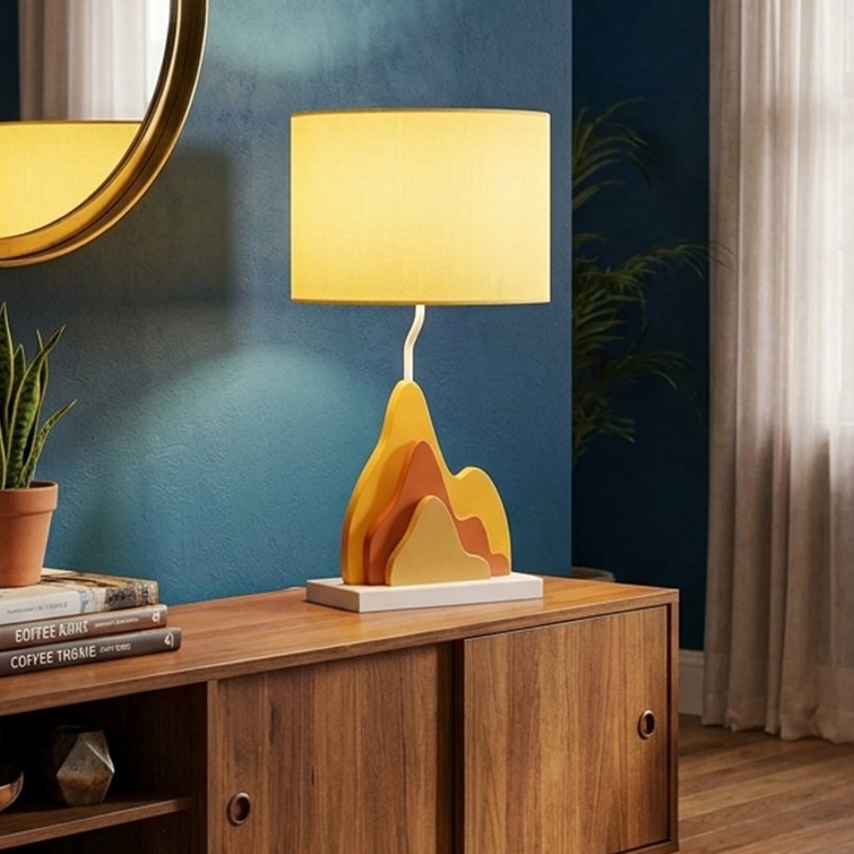 Color A Modern Table Lamp with Shade — 2
