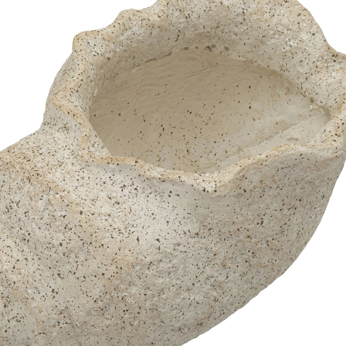 Shell Sand B Shell Shaped Decorative Vase in MGO — 4