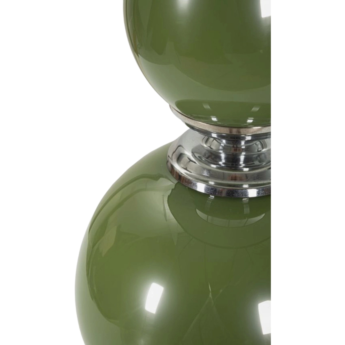 Eva Two Table Lamp in Glass and Fabric — 5