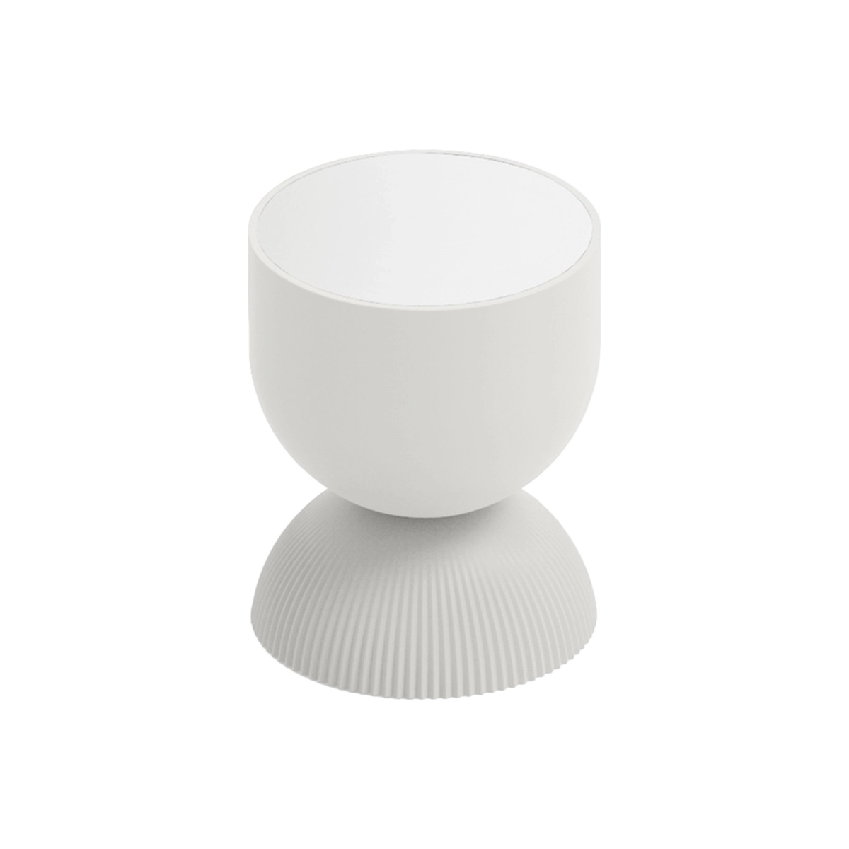 Modern Polyethylene Coffee Table LYXO Illo Round Top — 1