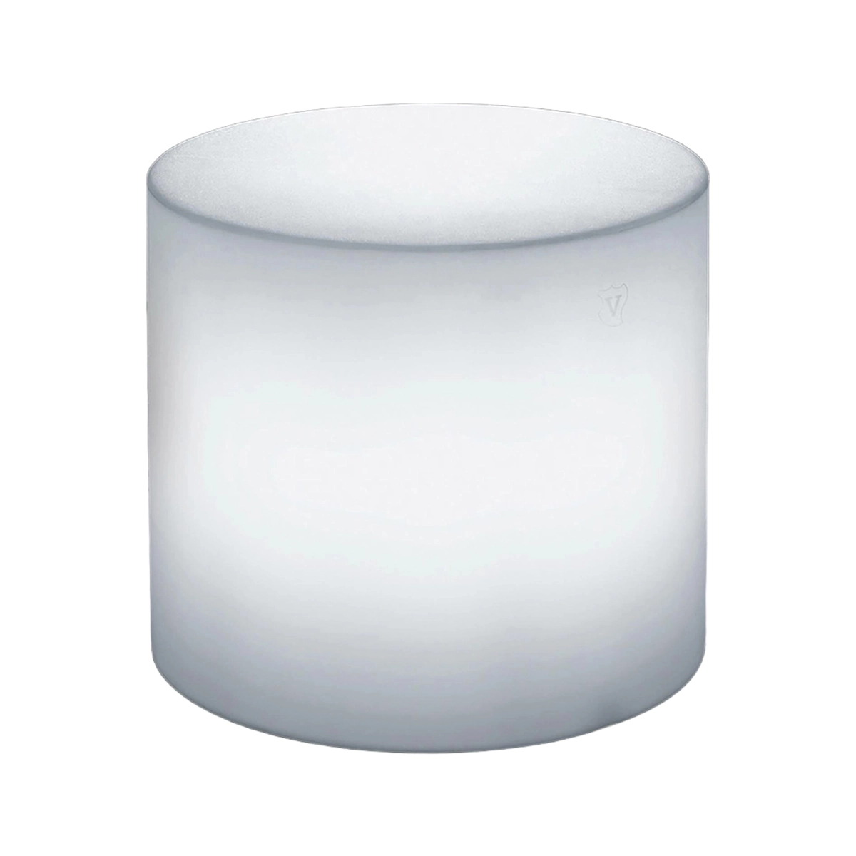Blok cilindro Outdoor LED Light Up Coffee Table in Polietilene — 3