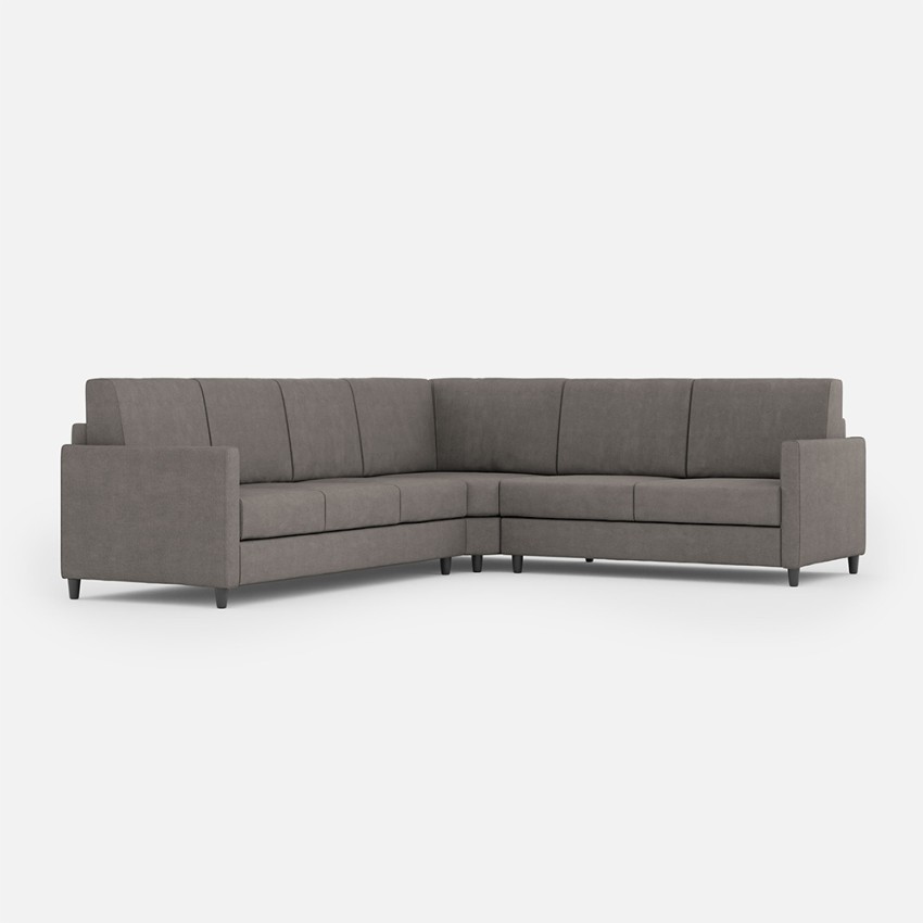 Modern 6 Seater Corner Sofa 281x221cm Fabric Karay 18AG — 1