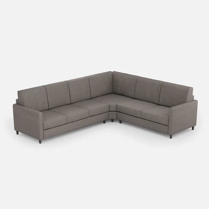 Modern 6 Seater Corner Sofa 281x221cm Fabric Karay 18AG — 4