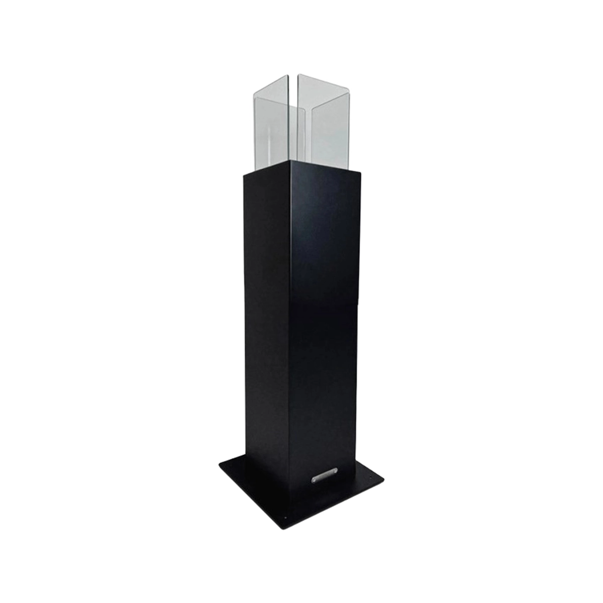 Freestanding Bioethanol Column Fireplace Indoor Outdoor Divina Fire Capri 70 — 1